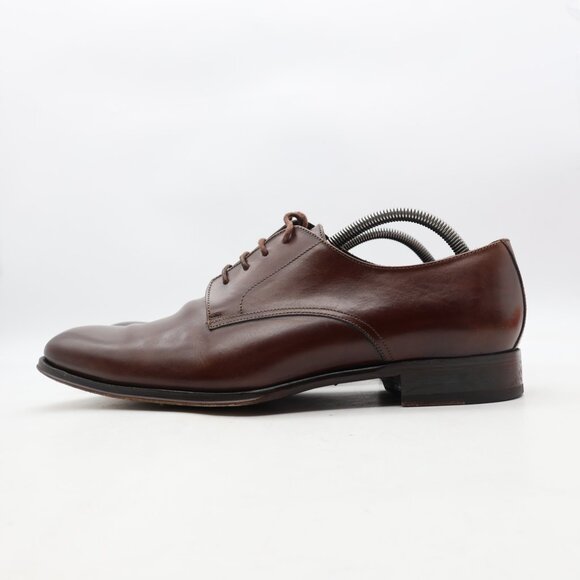To Boot New York Men's Size 10 Adam Derrick Brown Leather Plain Toe Dress - Picture 4 of 10